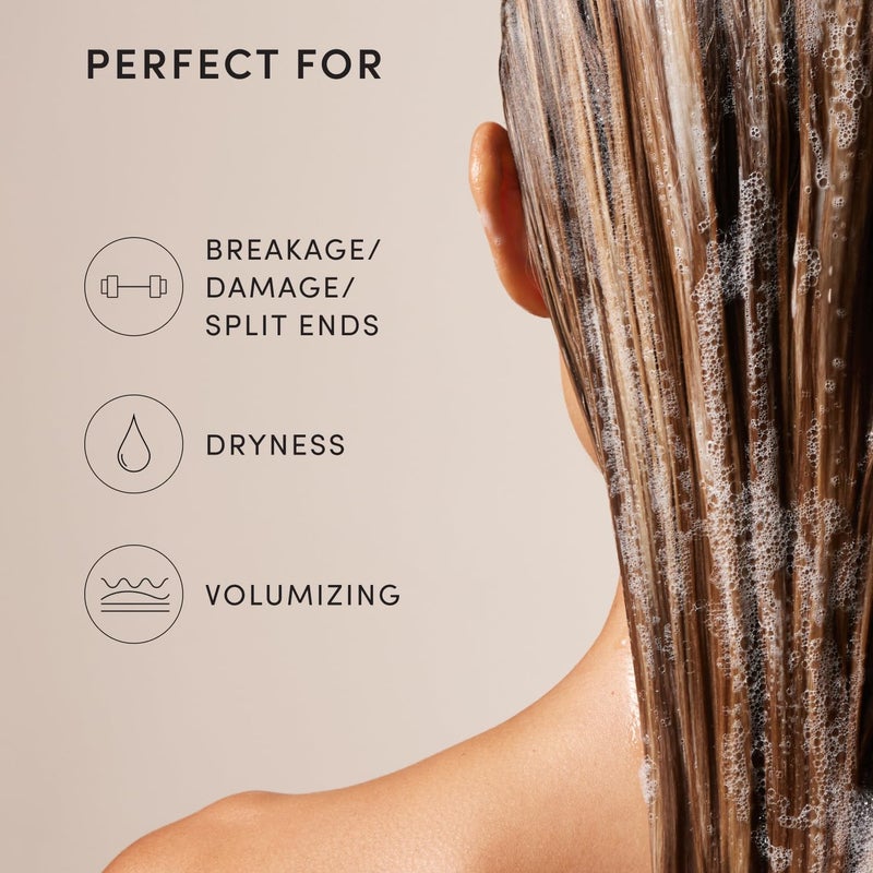 OUAI Fine Hair Shampoo Refill - Volumizing Shampoo for Fine Strands - Made with Biotin, Keratin & Chia Seed Oil - Strengthens, Nourishes & Thickens - Color-Safe & Sulfate Free Hair Care (32 Fl oz) - Image 5